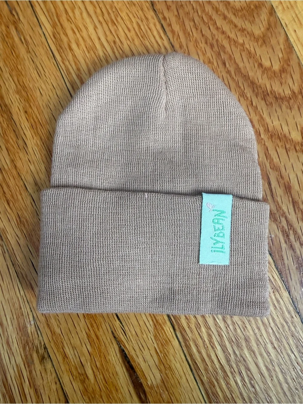 Lil Bro Tan Football Knit Beanie - Kids Accessories